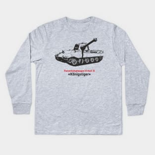 German World War II Konigstiger tank Kids Long Sleeve T-Shirt